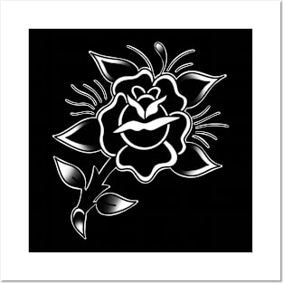 HomeSchoolTattoo Rose Posters and Art